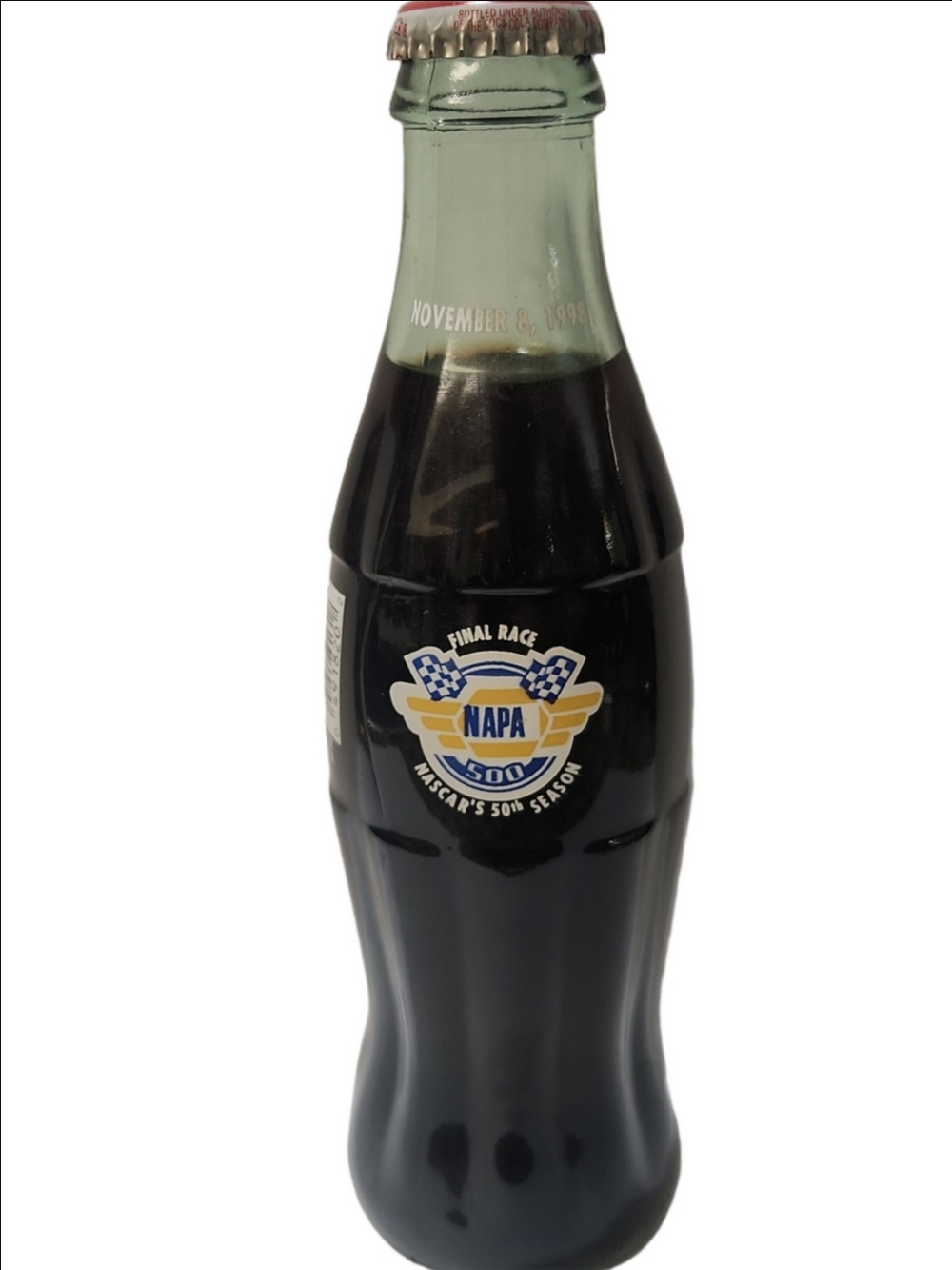 Vintage NAPA 500 Commemorative Coca-Cola Bottle - 50th Season